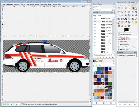 Fahrzeuggrafiken erstellen mit Gimp – LstSim-Wiki